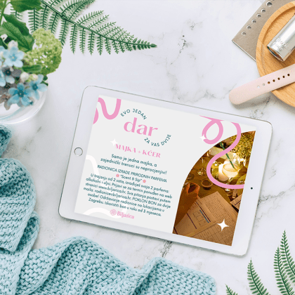 Poklon bon za radionicu izrade parfema za MAJKA + KĆER (2 OSOBE)