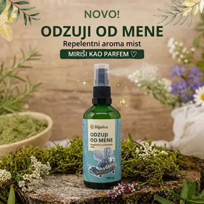Odzuji od mene - repelentni mist 100 ml, za&scaron;tita na bazi eteričnih ulja i hidrolata